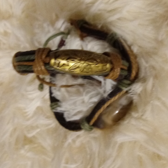 Men's Leather Bracelets - Picture 3 of 4